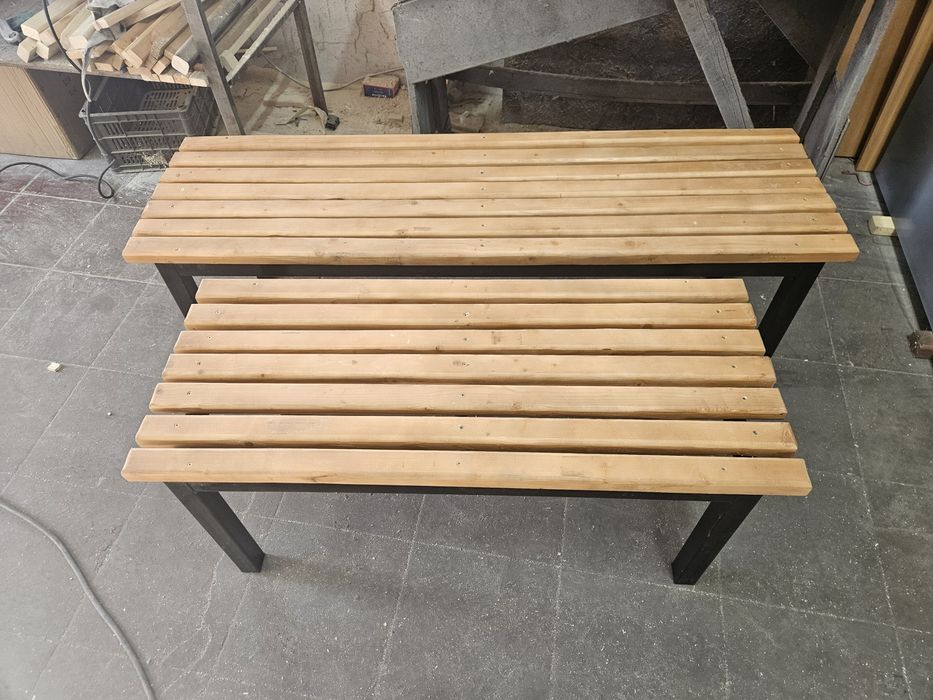 Скамья парковая без спинки