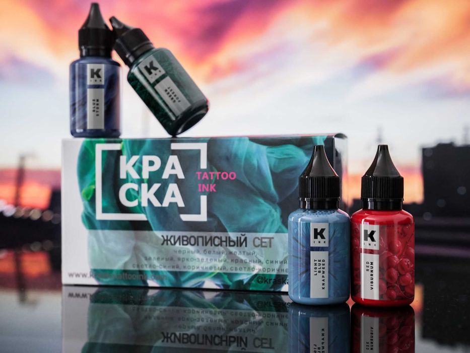 Тату краска, пигменты и расходники