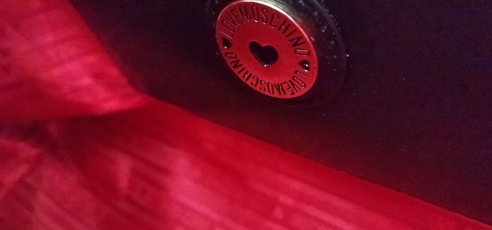 Moschino Love, geantă shopper neagră, superba!
