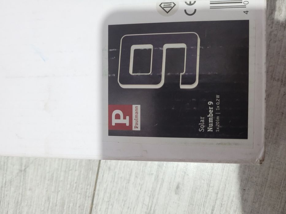 Lampa paulmann număr numar casa solar
