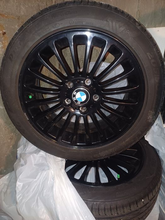 Jante BMW 17 " + anvelope vară Viking  205 50 17  stare foarte bună