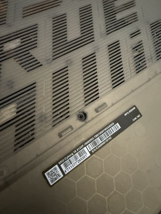 Лаптоп MSI Cyborg 15A13VF/I5/16GB DDR5/RTX4060