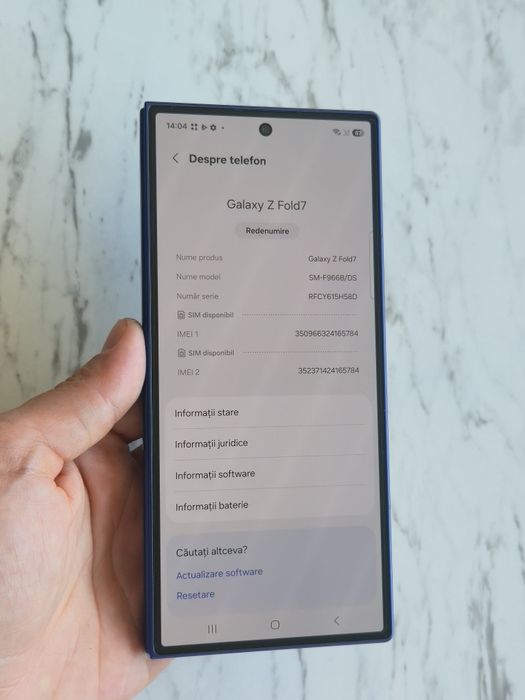 Vand Samsung Z Fold7 256gb