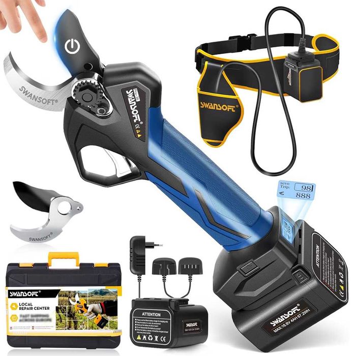 Foarfecă Vie/Pomi Swansoft PRU-36, 36mm, Anti-Cut, Garanție