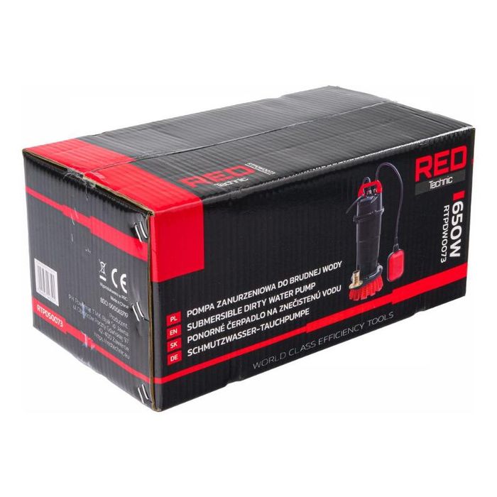 Pompa submersibila pentru apa curata si murdara cu plutitor, 1"