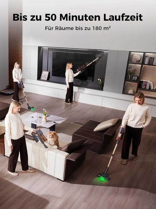 Вертикална прахосмукачка Proscenic P11 Ultra безжична