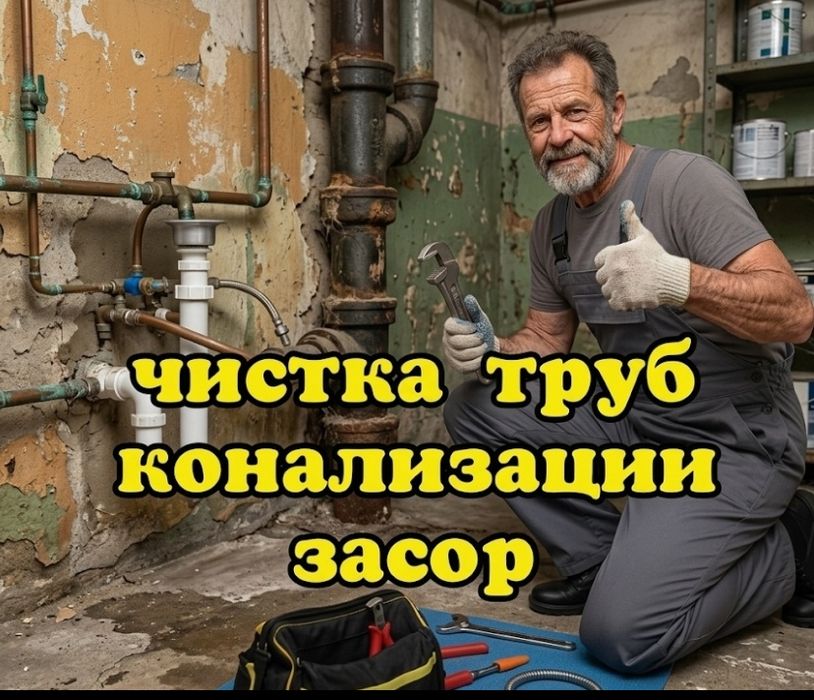 Конализация Засор 24/7. Santexnik Zasor/ Чистка  конализации. Сергели