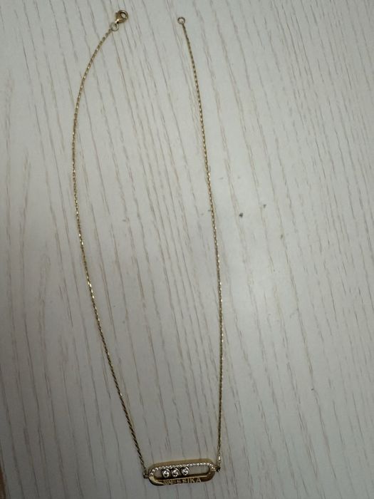 Колье желтое золото