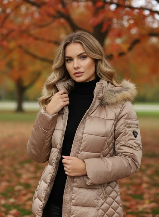 Стилно зимно дамско яке S размер