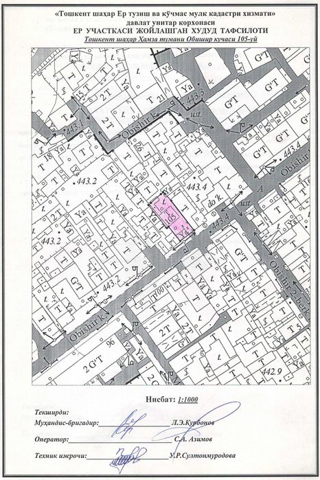 Продается участок 3,3 сотки  - ориентир мечеть Ислом Ота