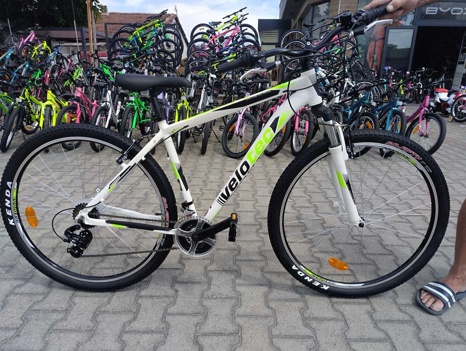 SPRINT Алуминиев велосипед 29" Velotec PRO бял/зелен