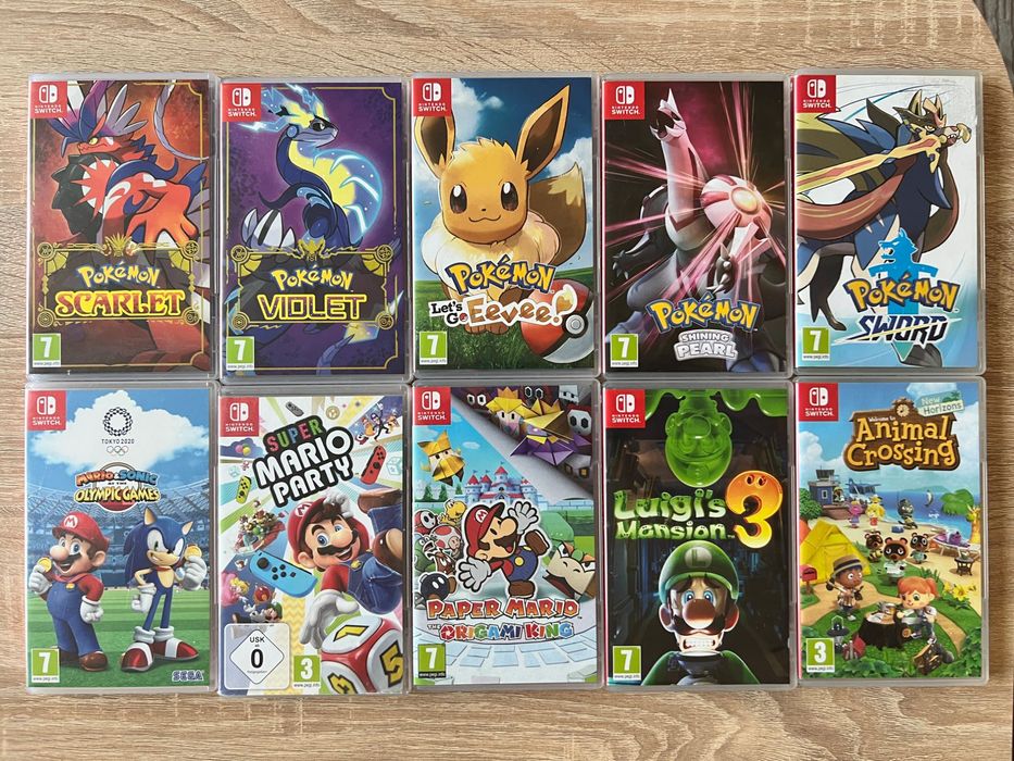 Игри за Nintendo Switch- Minecraft, Animal crossing, Pokemon, Mario