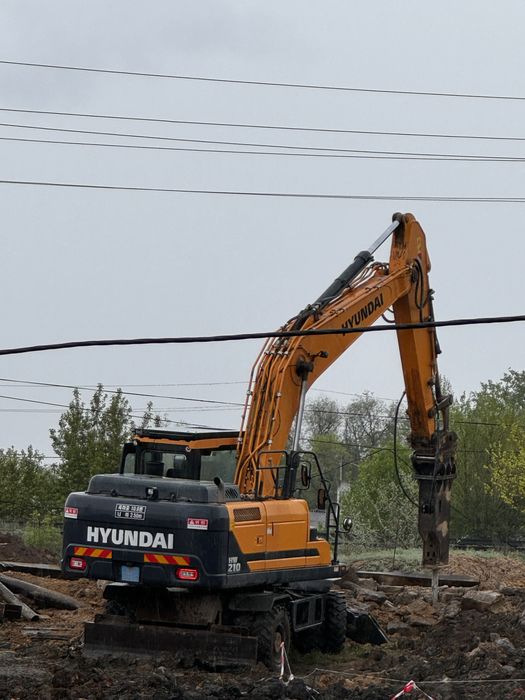 Услуги  колесного экскаватора 210 , гидромолот