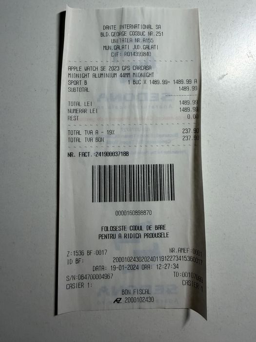 Apple Watch SE 44 mm