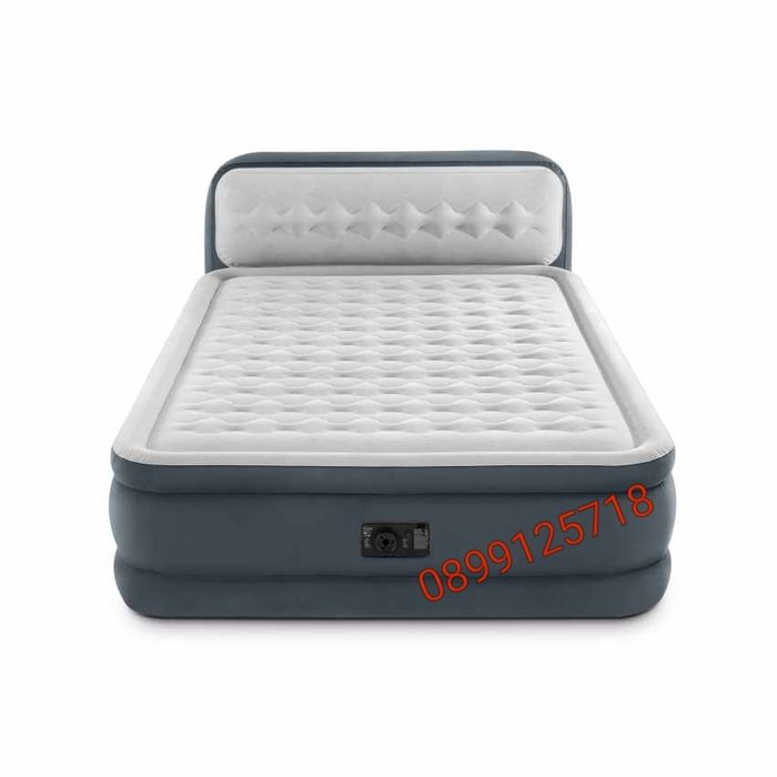 Надуваем матрак с облегалка Intex – за всекидневна употреба или гости