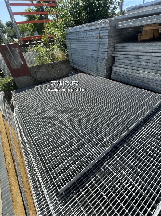 Trepte zincate grătare trepte