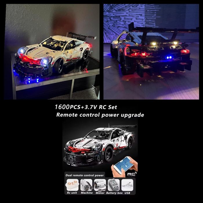 Set tip Lego Porsche 911 RSR 42096, 1580 piese nou in pungi sigilate!