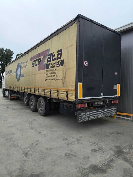 Daf xf 105 automat si semiremorca Krone prelata