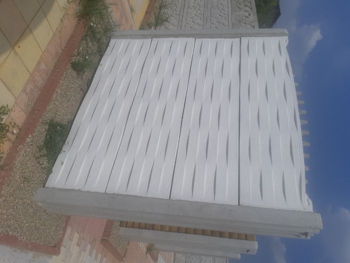 Gard din beton armat cu FATA DUBLA/placi prefabricate Calarasi