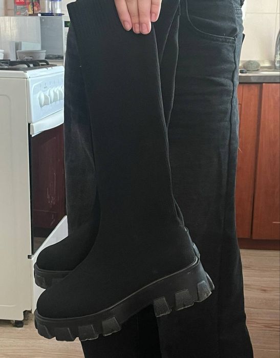 Сапоги-чулки женские