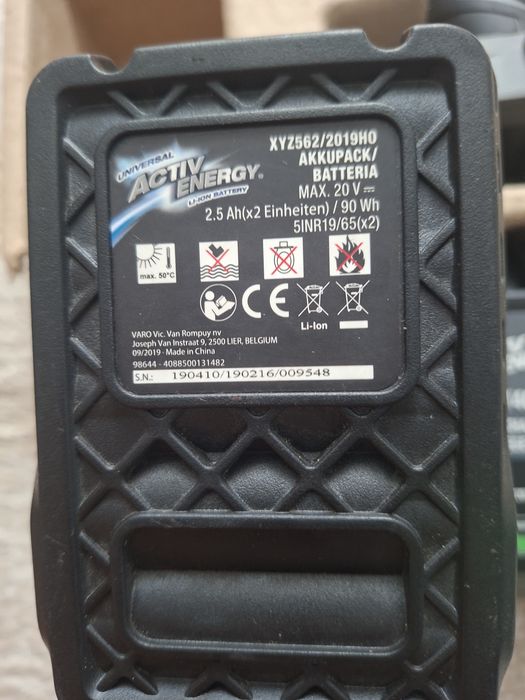 Bormasina FERREX 20V + Acumulator Mare 5Ah + Încărcător Rapid - NOI