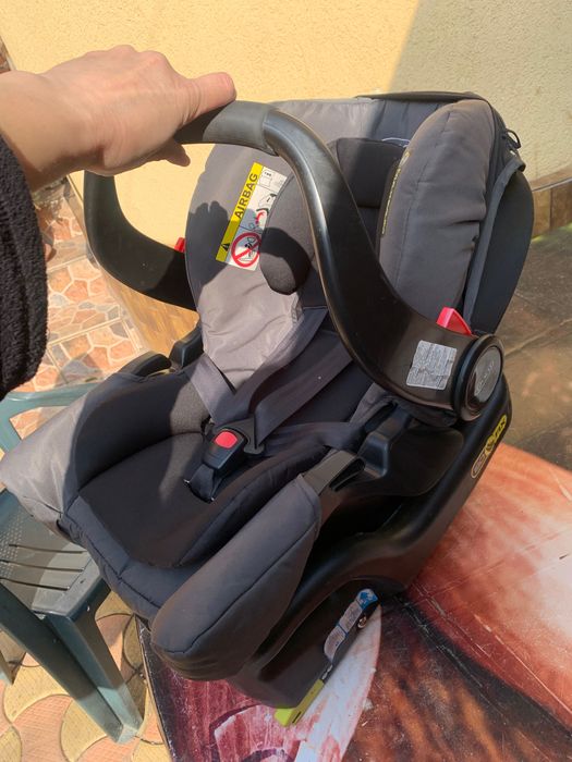 Scaun auto bebe 0-6 luni & oglinda bebe