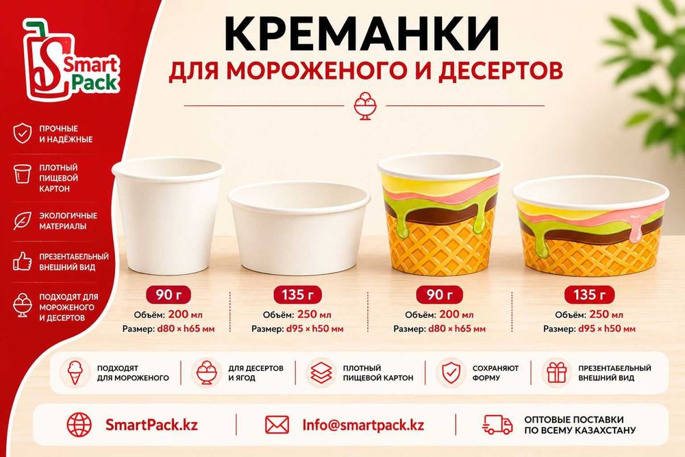 Упаковка для мороженого