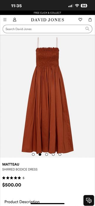 Rochie Matteau nouă . Bumbac organic