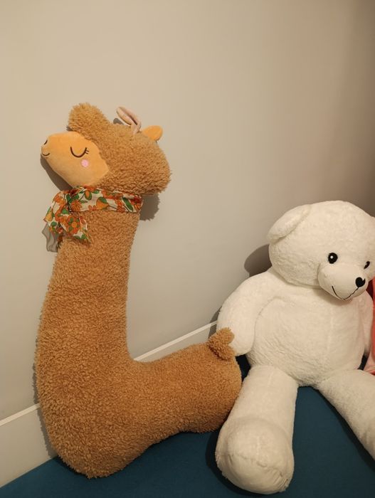 Гигантски плюшен Стич, Лило и гигантски бял мечок  плюшен