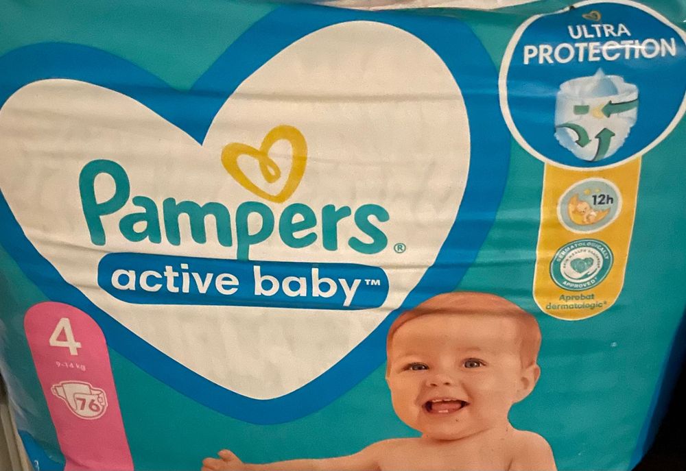 Pampers active baby 4