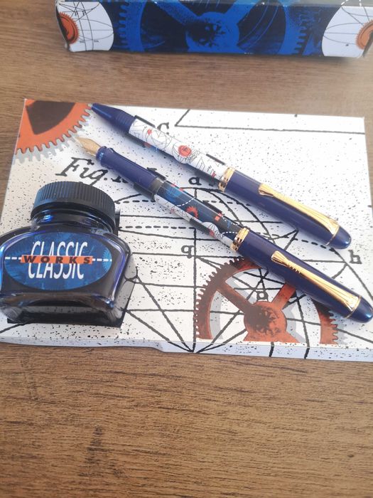 Set pix si stilou cu accesorii din aur 24 carate