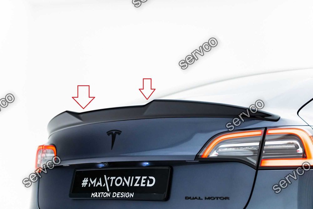 Eleron spoiler cap Tesla Model 3 Performance Mk1 Facelift 2023- v5 - Maxton Design