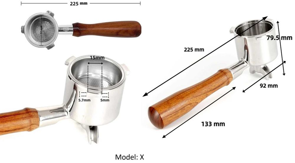 Ръкохватка портафилтър за Delonghi и много други кафемашини