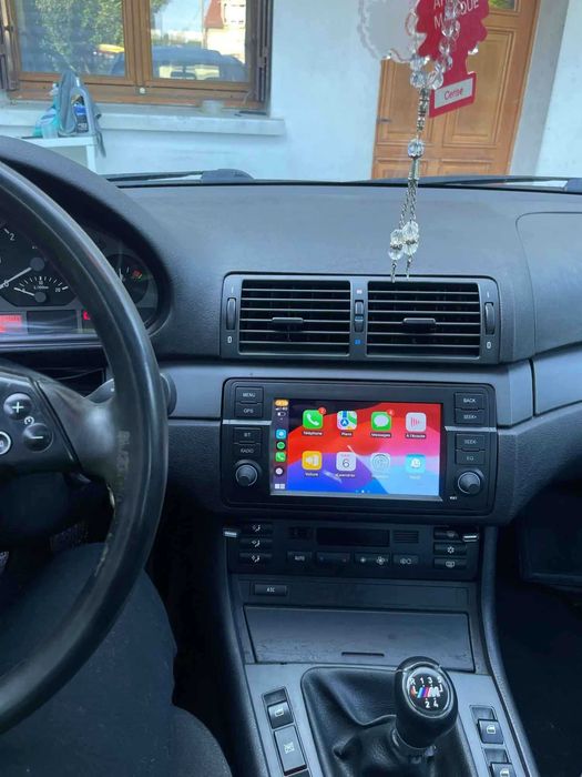 Navigație Android BMW E46 4GB RAM – CarPlay / Android Auto, QLED, DSP