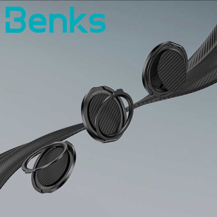 Benks ArmorPop держатель и подставка MagSafe Kevlar® 360 for iPhone 16