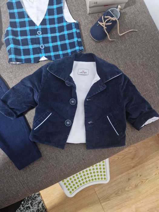 Costum botez Anne bebe baiat 3-6 luni