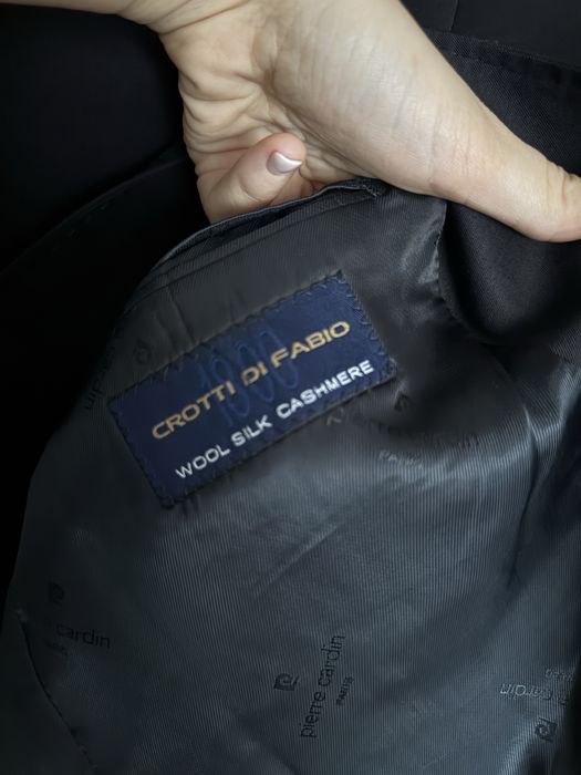 Мъжко сако за висок мъж коприна вълна и кашмир Pierre Cardin