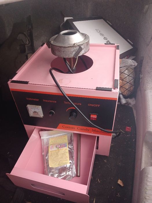 Aparate vata de zahar si floricele porumb la evenimente,petrec