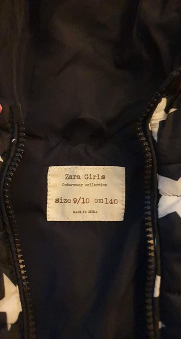 Vesta fâș Zara girls 9-10 ani, bleumarin