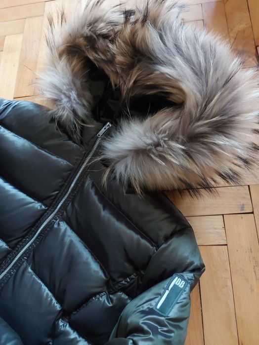 Bamboogie down jacket,M40/L42 дамско пухено яkе90%пух10%пера дълго84см