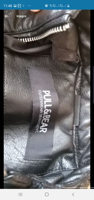 Geacă Pull & Bear piele ecologică