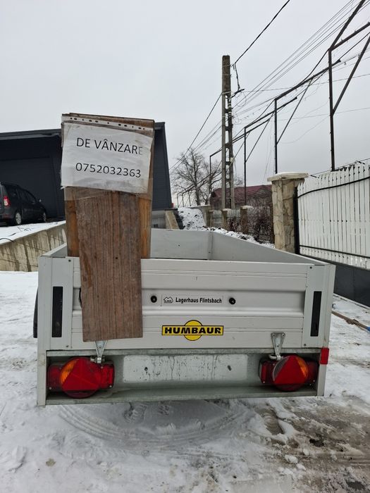 Remorca Humbaur de aluminiu - 750 kg