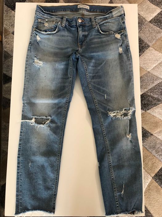 Zara Premium Denim Collection скини дънки - размер 38