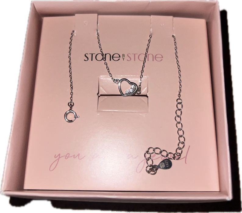 Brățară fină din argint S925 – inimă cu zirconii