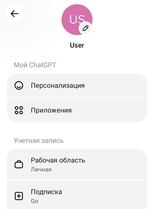 Chat GPT Go 1 год