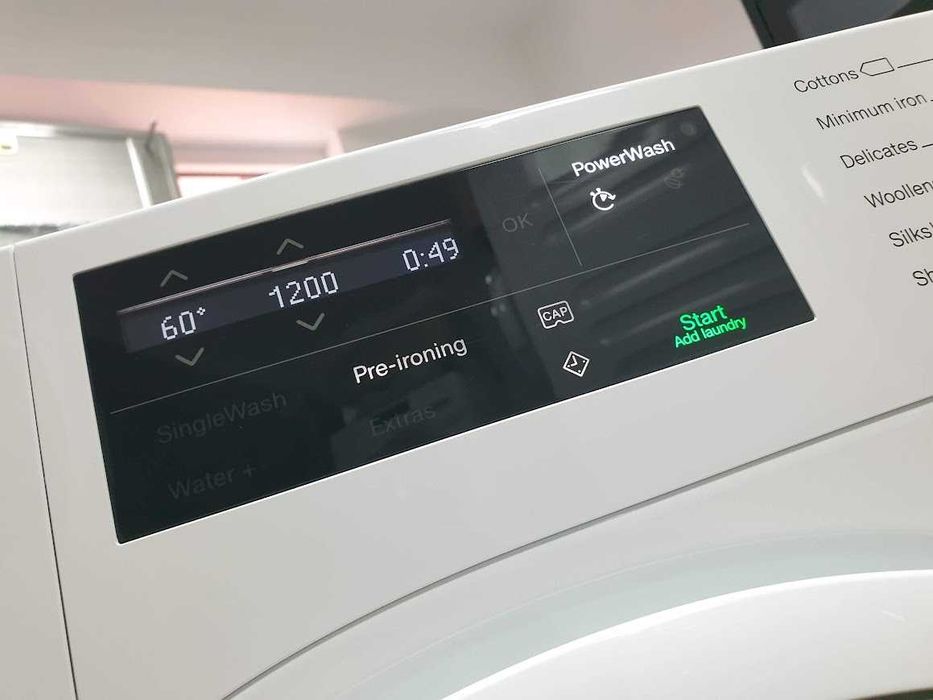 UK - 9Кг - Miele W1 Пералня Series Black & White PowerWash Миеле 12м Гаранция