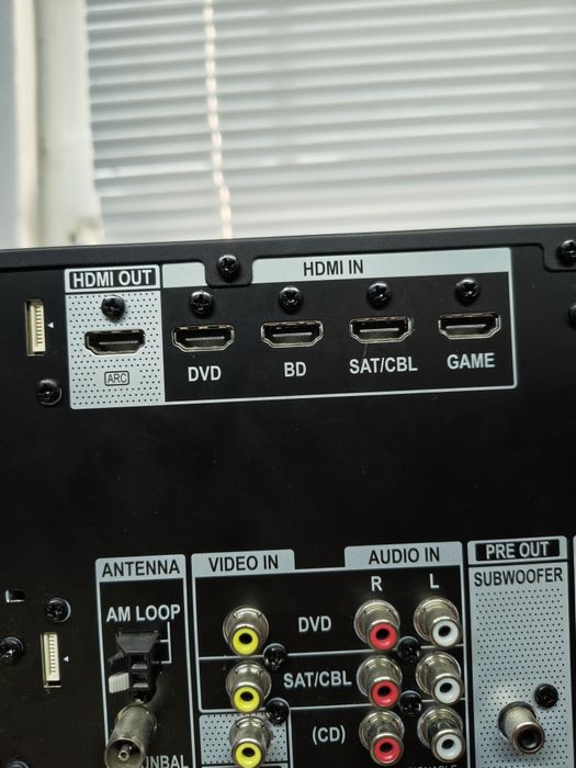 5.1 канален ресивър PIONEER vsx-330 Usb 4K HDMI (ARC)
