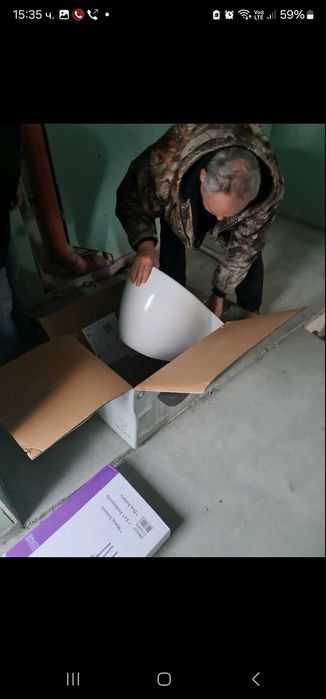 Тоалетна за вграждане isvea infinity с биде