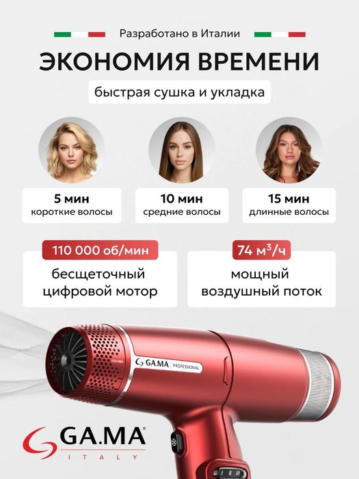 Профессиональный фен GaMa IQ Lite Max