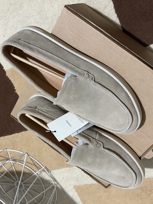 Mocasini piele intoarsa barbati Mango
